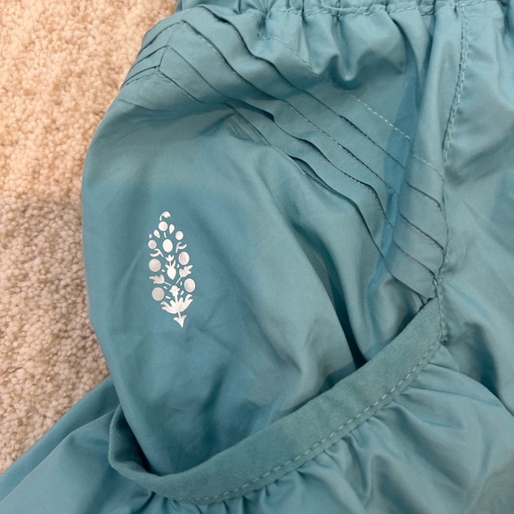 Free People Movement Get Your Flirt On Shorts - Teal - Picture 3 of 4